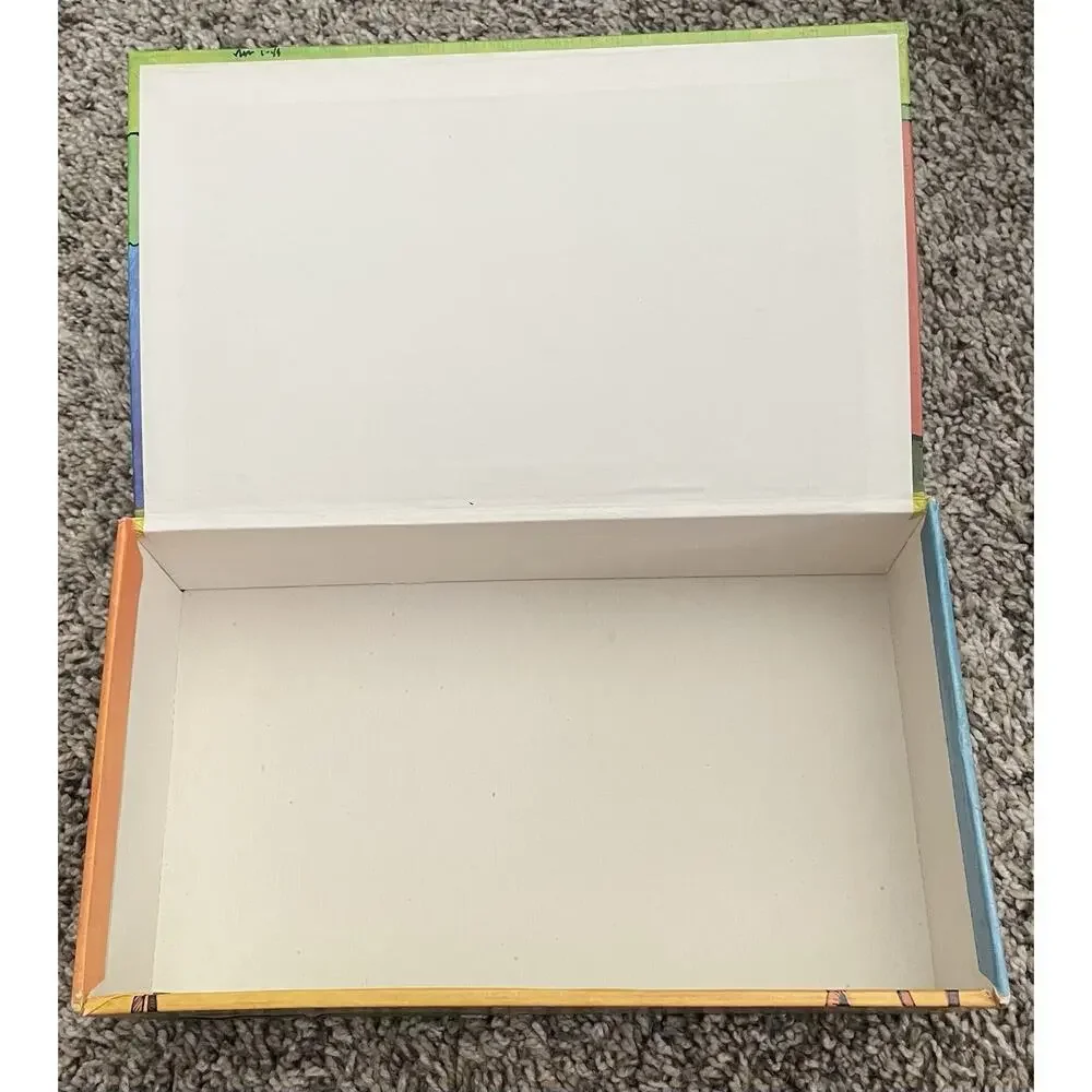 Vintage Dinosaur Cartoon Cardboard Pencil Pen Case Box Lebanon Packaging School